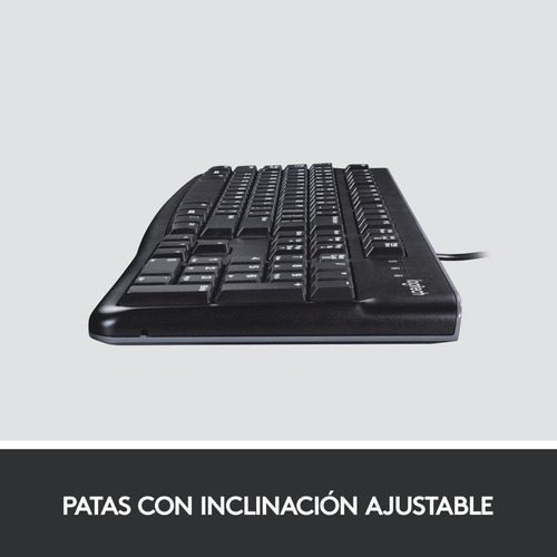 Imagen 5 de 9 de Teclado Logitech K120 QWERTY español España color negro