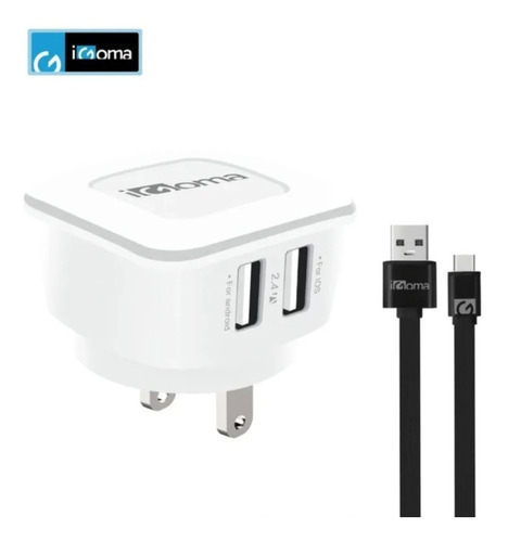 Cargador De Viaje Igoma Ch-50 Incluye Cable