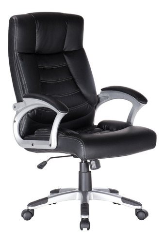 Sillón Gerencial Oficina Ejecutivo Pc Bajo Cromado 19002