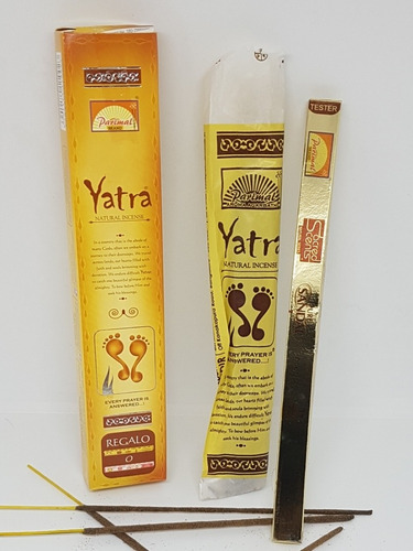 Incienso Yatra, Cajita De 10 Varitas.producto Indú.
