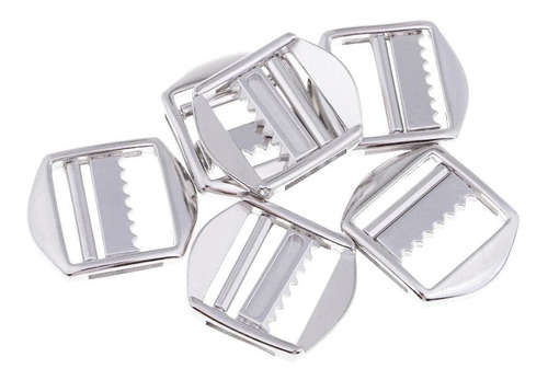 6pcs Broche De Metal Hebilla Ajustador De Material Cuero