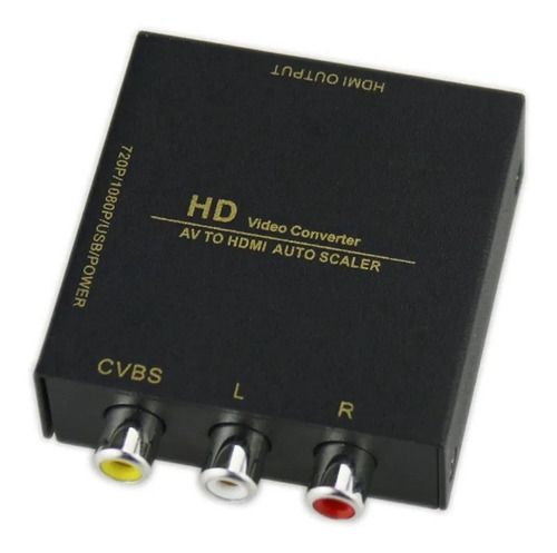 Convertidor  Rca  A Hdmi  Activo Cvbs Auto Scaler