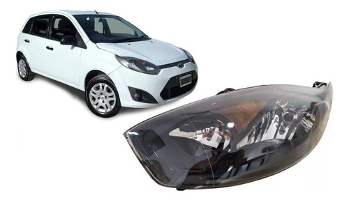 Optica P/ Ford Fiesta One Ambiente 2010 2011 2012 2013 Negra