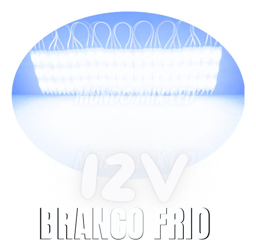 1500pçs Módulo Led Letreiro 7025 1,7w 3-leds Com Lente 160º