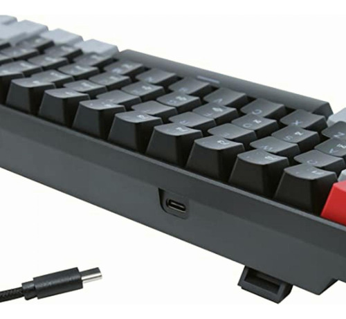 Ocelot Gaming Teclado Mecánico 60% Techno Black 60-oc.