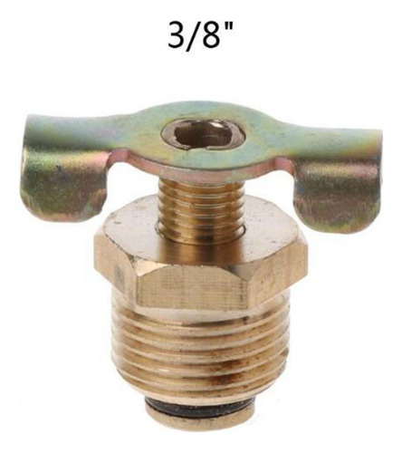 2 X 3/8 ''npt Latón Compresor De Aire Tanque Válvula De