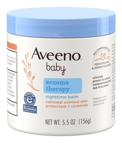 Aveeno Baby Terapia Para Eczema Dermatite Bálsamo Infantil