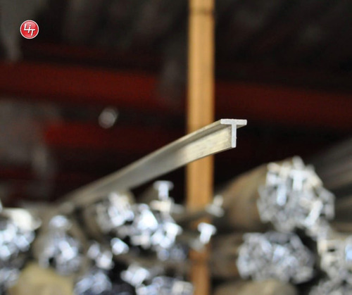 Perfil T Aluminio 19,05 X 2 Mm De Espesor Tira 6 Mts