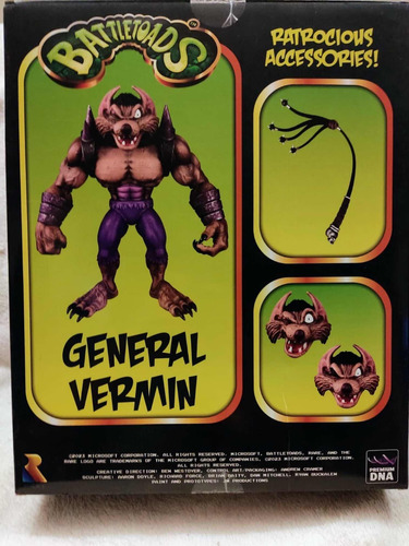 Premium Dna Battletoads General Vermin Figura (Usado)