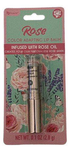 B.pure Balsamo Labial Con Aceite De Rosa Tintado En Transpar