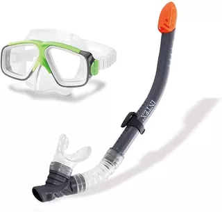 Kit De Buceo Máscara Y Esnorquel Intex