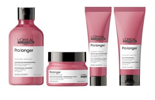 Pack Pro Longer Shampoo +acondicionador+mascara+ Leav Loreal