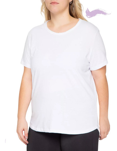 Remera Algodón Mujer Plus Size / Talles Grandes Noxion