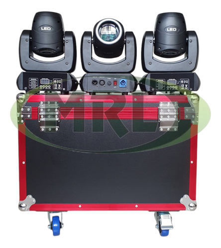 06 Moving Beam 100w Borda Led 8 Cores 8 Desenhos Com Case