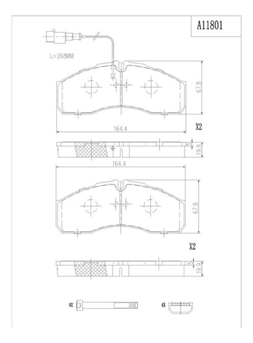 Balatas Severe Duty Del Cabstar L4 2.5l 08/13