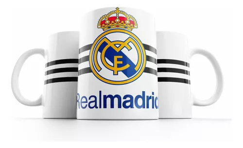 Taza cerámica blanca Real Madrid