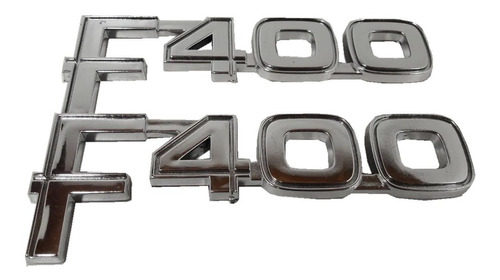 Juego X2 Emblema Insignia F-400 En Guardab Ford F-400 83/87