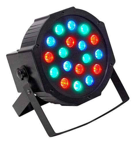 Luz Proton Par 18 Luces Dj Audioritmica Dmx Iluminacion Led