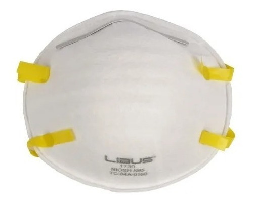 N95 Barbijo 1730 Libus Mascarilla Respirador Niosh X20 Und