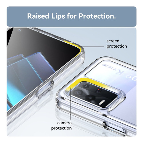 Funda De Teléfono Tpu Transparente Para Realme 9 5g India
