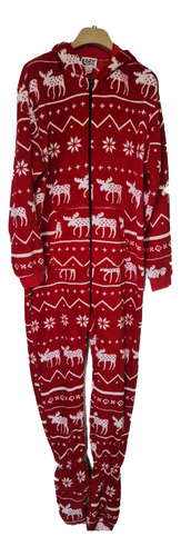 Forever Lazy Pijama Polar Hombre Con Pantuflas