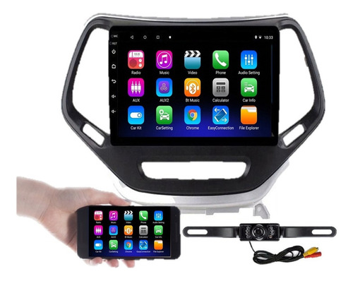 Estereo Jeep Cherokee 2014-2019 Android Carplay Y Camara P