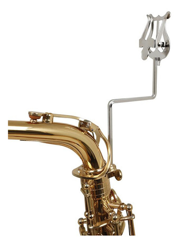 Iron Alto Saxofón Clip De Partitura Sax Lyre Soporte De