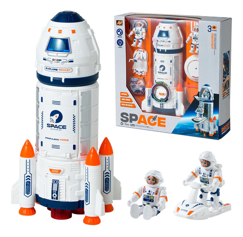 Wbzle Space Shuttle Rocket Toys - Rocket Ship Toy Con Figura