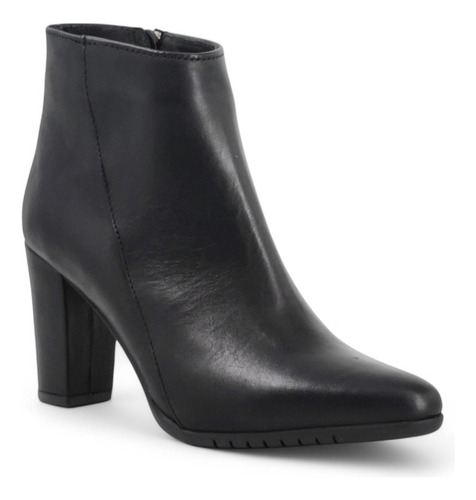 Botas Cómodas Mujer Moda Gravagna Botinetas 697 Cuero Negro