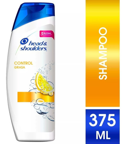 Shampoo Head & Shoulders Cabello Graso 375 Ml