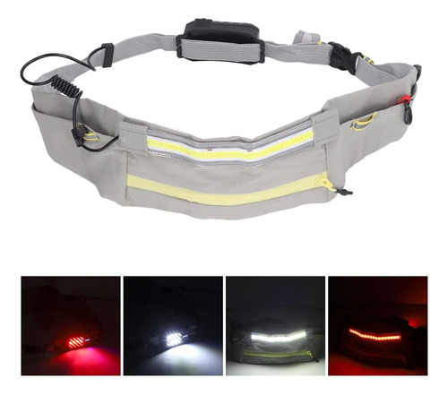 Riñonera Deportiva Con Luz Varios Modos Led Calidad