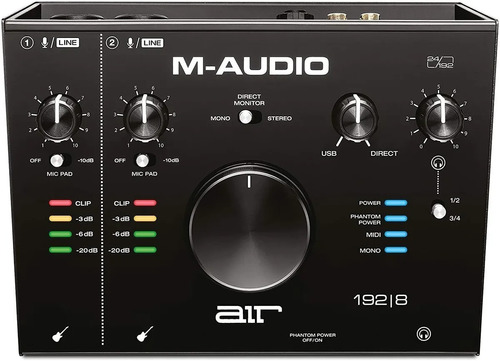 Interface De Áudio Usb M-audio Air 192|8 8 Canais + Midi