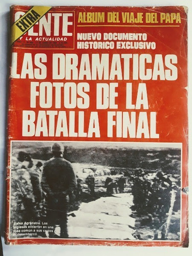 Revista Gente Malvinas Batalla Final- Juan Pablo Ii 6/1982