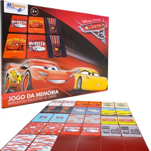 10 UNIDADE JOGO DA MEMORIA / JOGO INFANTIL - CARROS SPORTS - FESTAS-  ANIVERSARIO