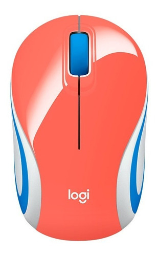 Logitech Mouse Inalámbrico M187 Refresh Coral - Logitech