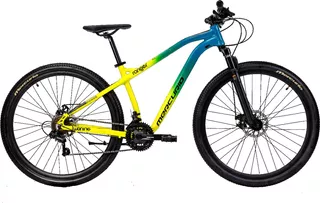 Mountain Bike Mercurio Ranger Team 29´´ Aqua/lima 24v 2023 Color Negro/Naranja Tamaño del cuadro M