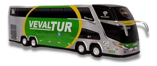 Brinquedo Miniatura De Ônibus Viação Vevaltur G7