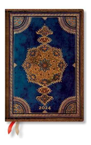 Agenda 2024 Safavid Indigo, T.flexible, Vista Dia, Midi