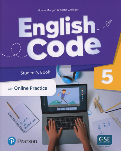 English Code 5 American - Student's Book + Online Practice Access Code Pack, De Morgan, Hawys. Editorial Pearson, Tapa Blanda En Inglés Americano, 2020