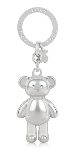 Llavero Oso Teddy Bear Plateado