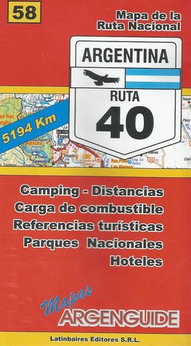 Mapa De La Ruta Nacional 40