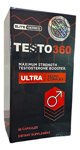 Testo 360 Black Musculacion Y Virilidad Natural 90 Capsulas Sin Sabor
