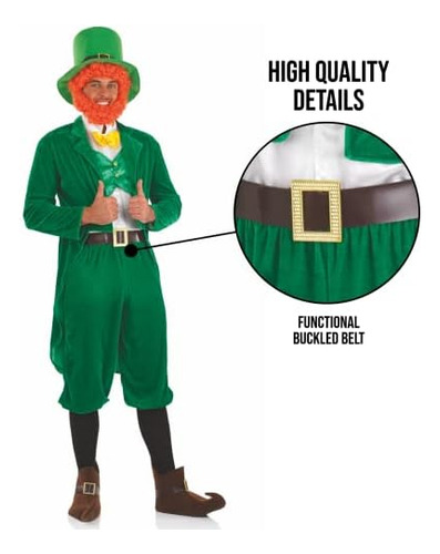 Fun Shack Disfraz De Duende Adulto Para Hombre, Disfraz Irla