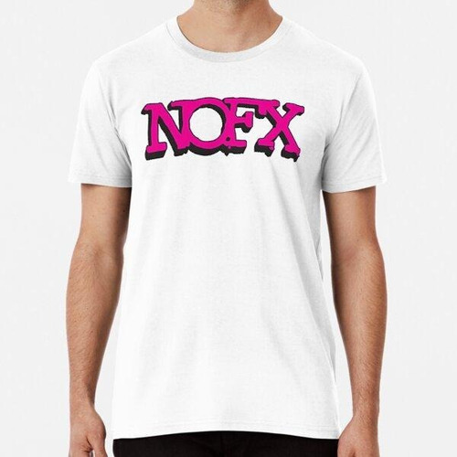 Remera Camiseta Con Logo Rosa Nofx Camiseta Clásica Algodon 