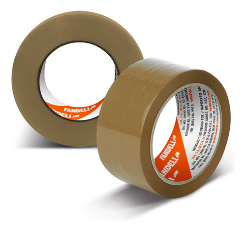 Cinta De Empaque Canela Fandeli 80112 48mmx50m 36pzs