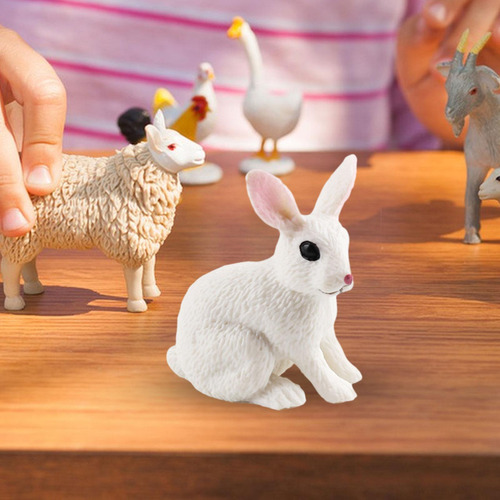 4 Paquete De 2-6 Figuras De Juguete De Conejo 4 Piezas