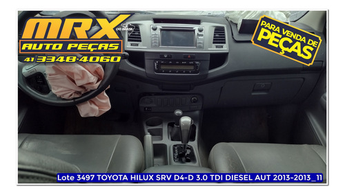 Sucata Toyota Hilux Srv D4-d 4x4 3.0 Diesel Aut 2013 Pecas