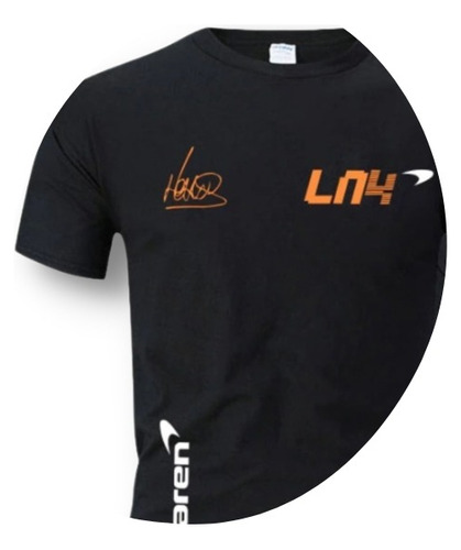 Polera Camiseta Poliéster Lando Norris N°4 (c1) - Fórmula1