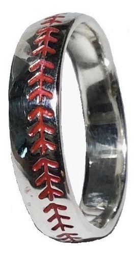 Anillo Rey De Deporte Beisbol En Plata Ley 925 Solida