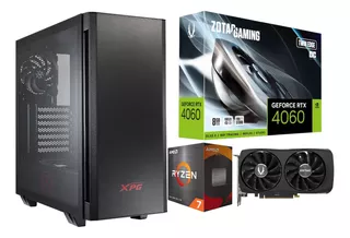 Pc Gamer Ryzen 7 5800x Rtx 4060 Liquido Ram 32gb 1tb Ssd